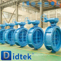 DIDTEK Medium Pressure Made in China best quality cast steel wafer butterfly valve